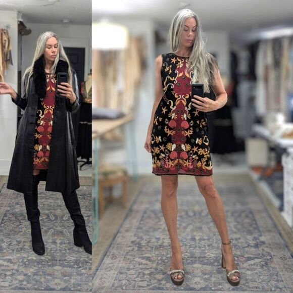 Diane Freis Beaded Shift - Picture 4 of 6